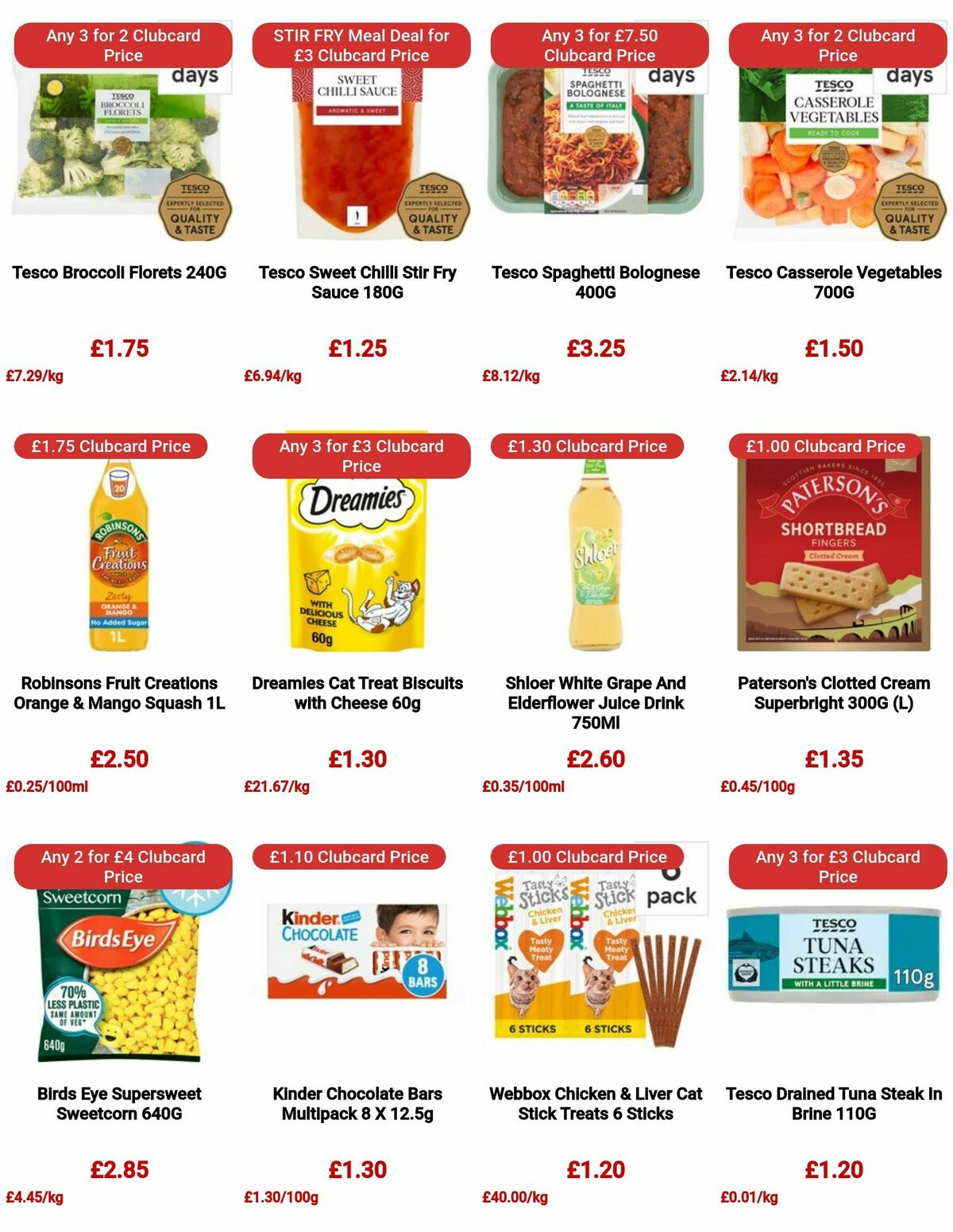 TESCO Offers from 30 November