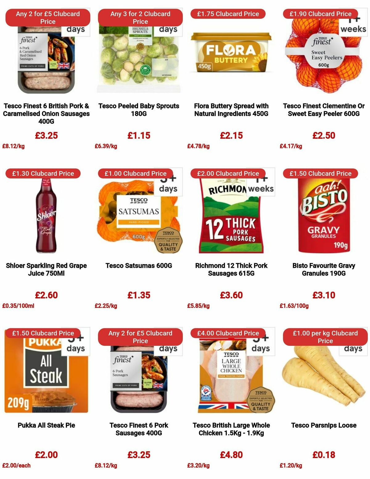 TESCO Offers from 30 November