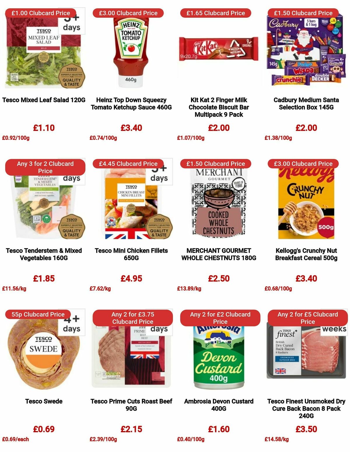 TESCO Offers from 30 November