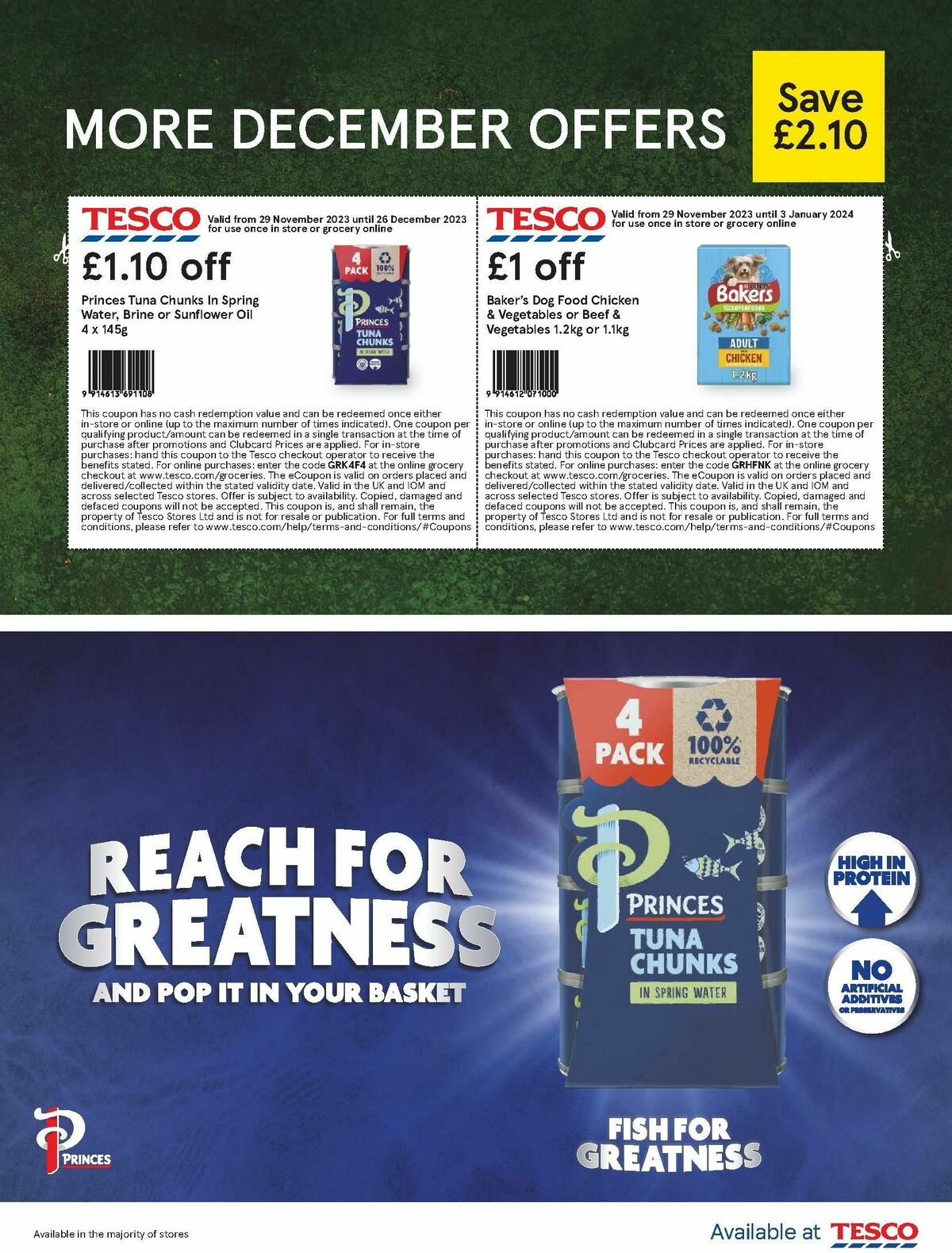 TESCO Magazine December Offers from 1 December