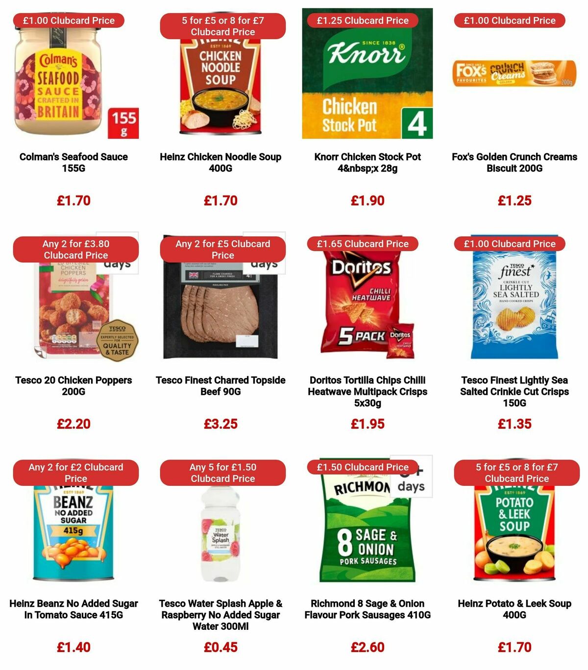 TESCO Offers from 7 December