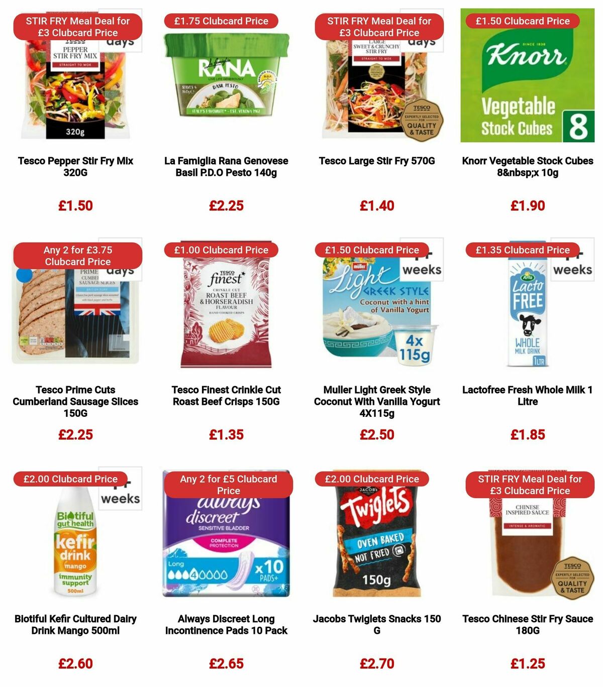 TESCO Offers from 7 December