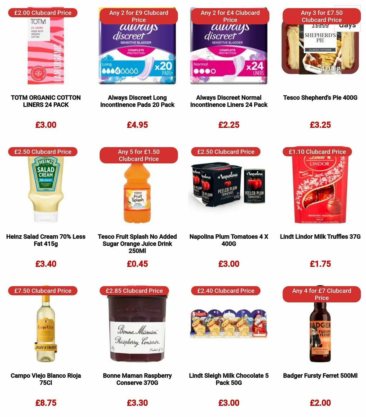 TESCO Offers from 7 December