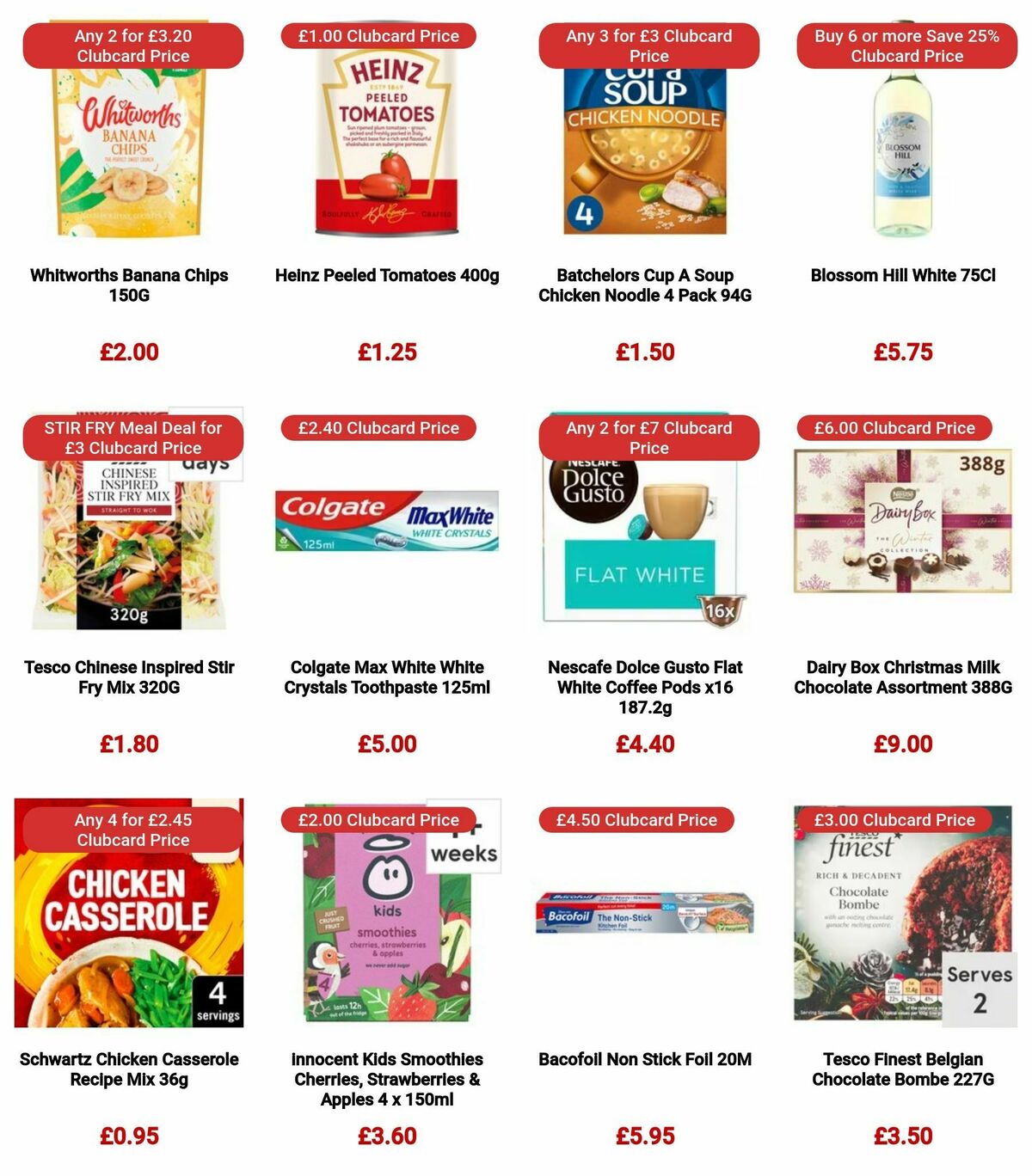 TESCO Offers from 7 December