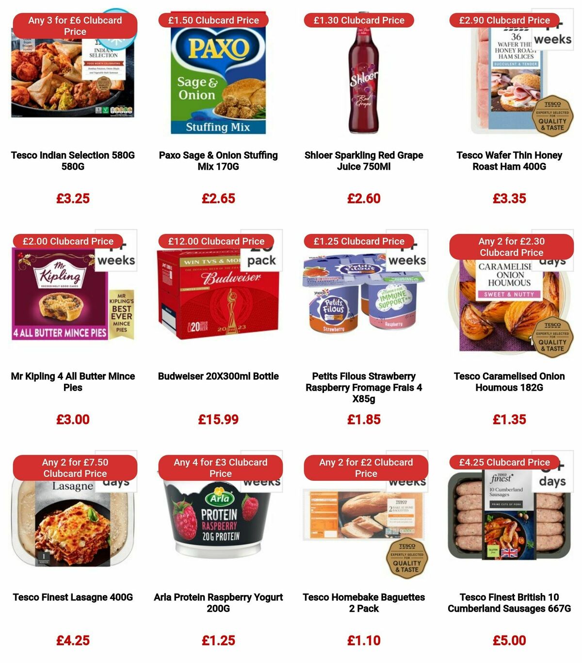 TESCO Offers from 7 December