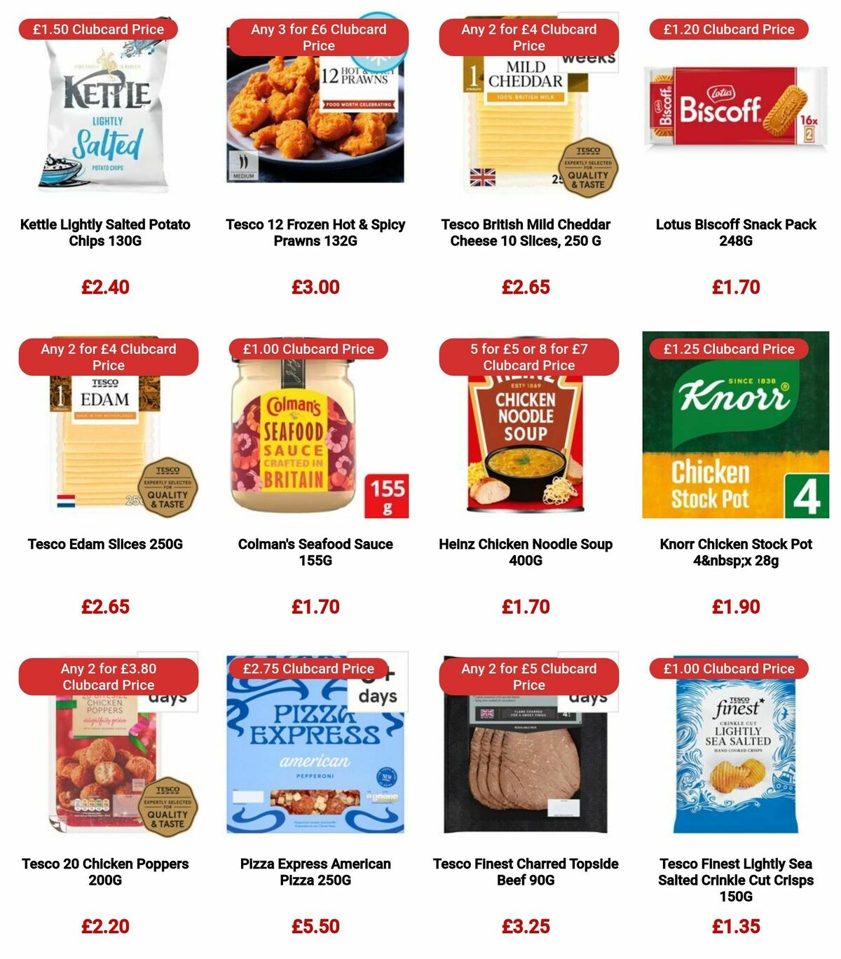 TESCO Offers from 21 December