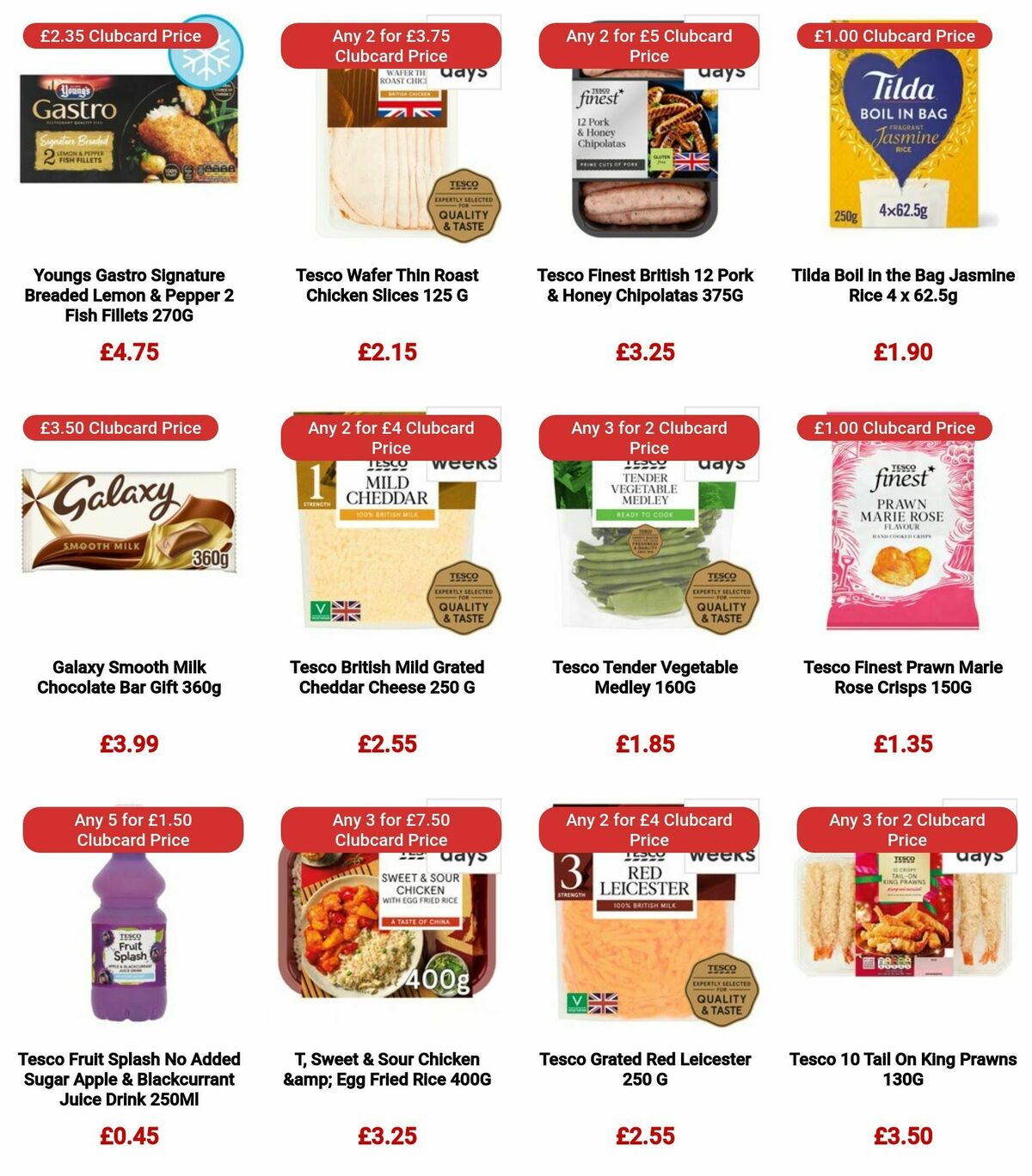 TESCO Offers from 21 December