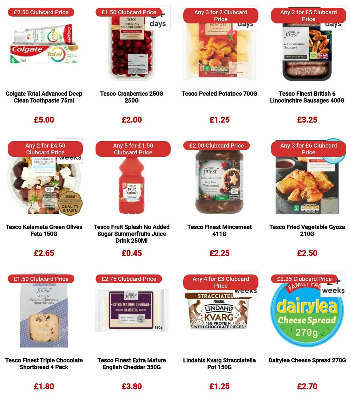 TESCO Offers from 21 December