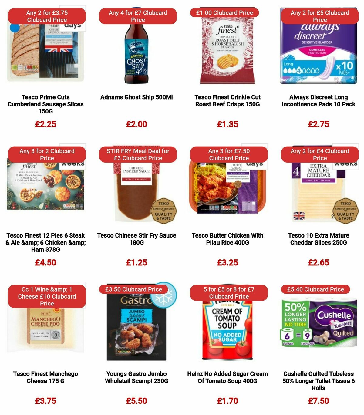 TESCO Offers from 21 December