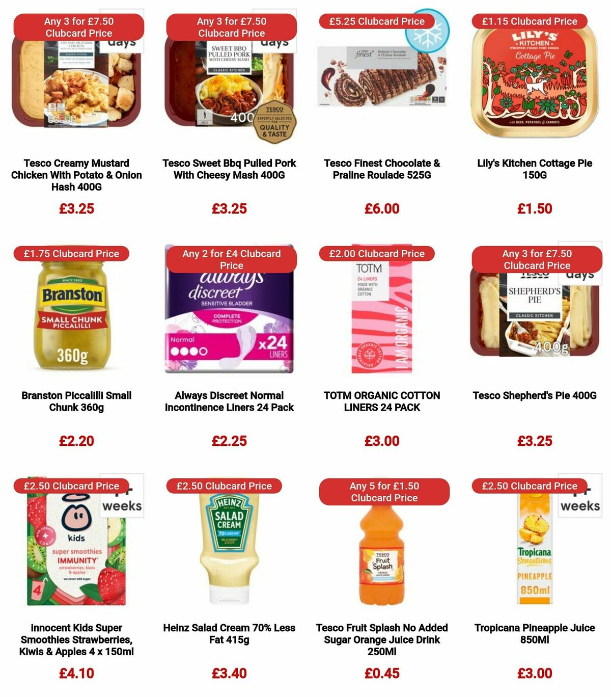 TESCO Offers from 21 December