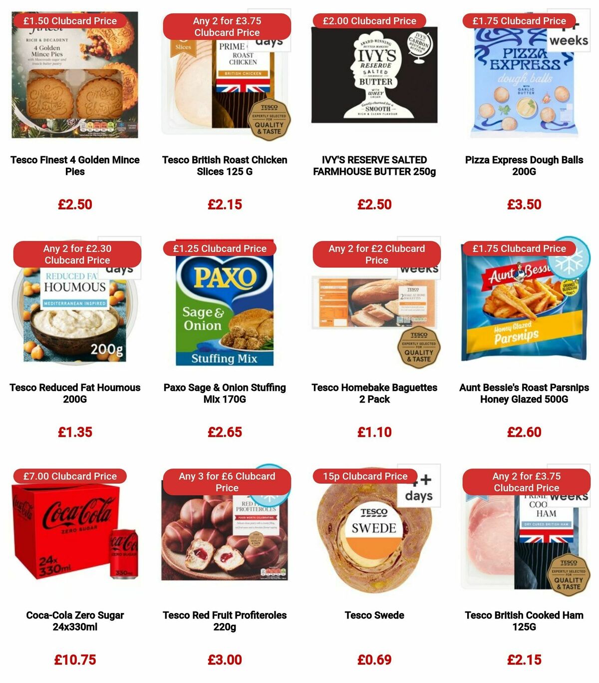 TESCO Offers from 21 December