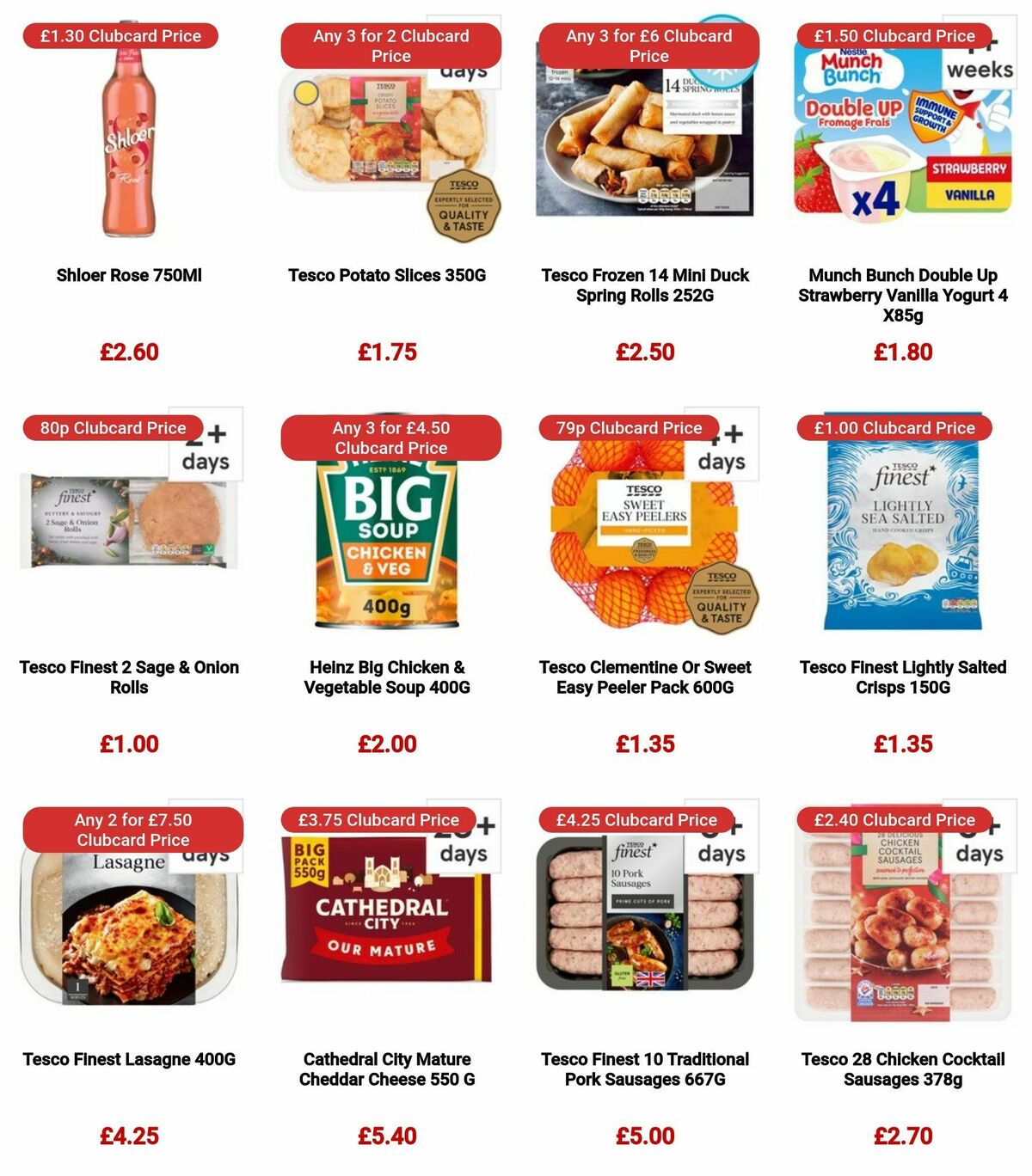 TESCO Offers from 21 December