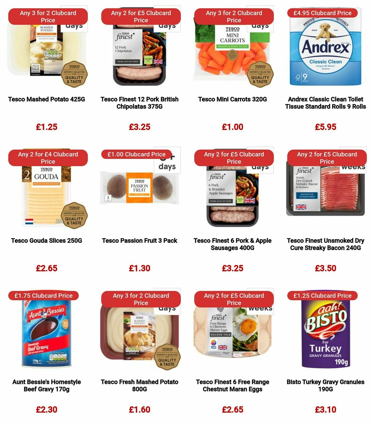 TESCO Offers from 21 December