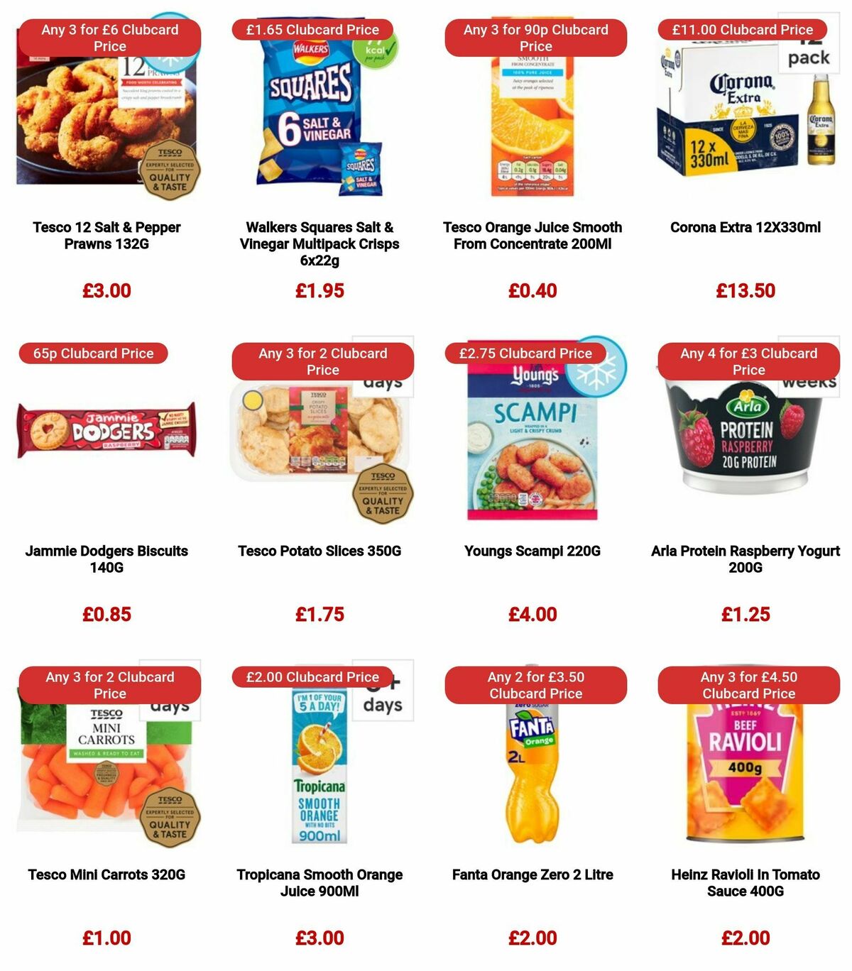 TESCO Offers from 28 December