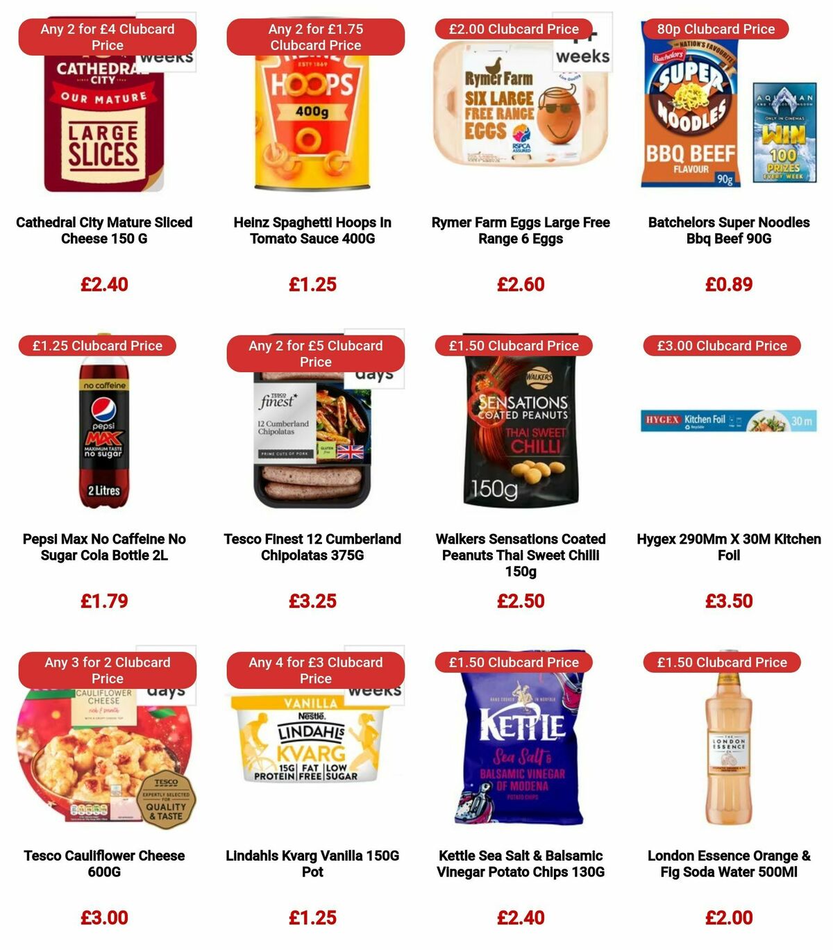 TESCO Offers from 28 December