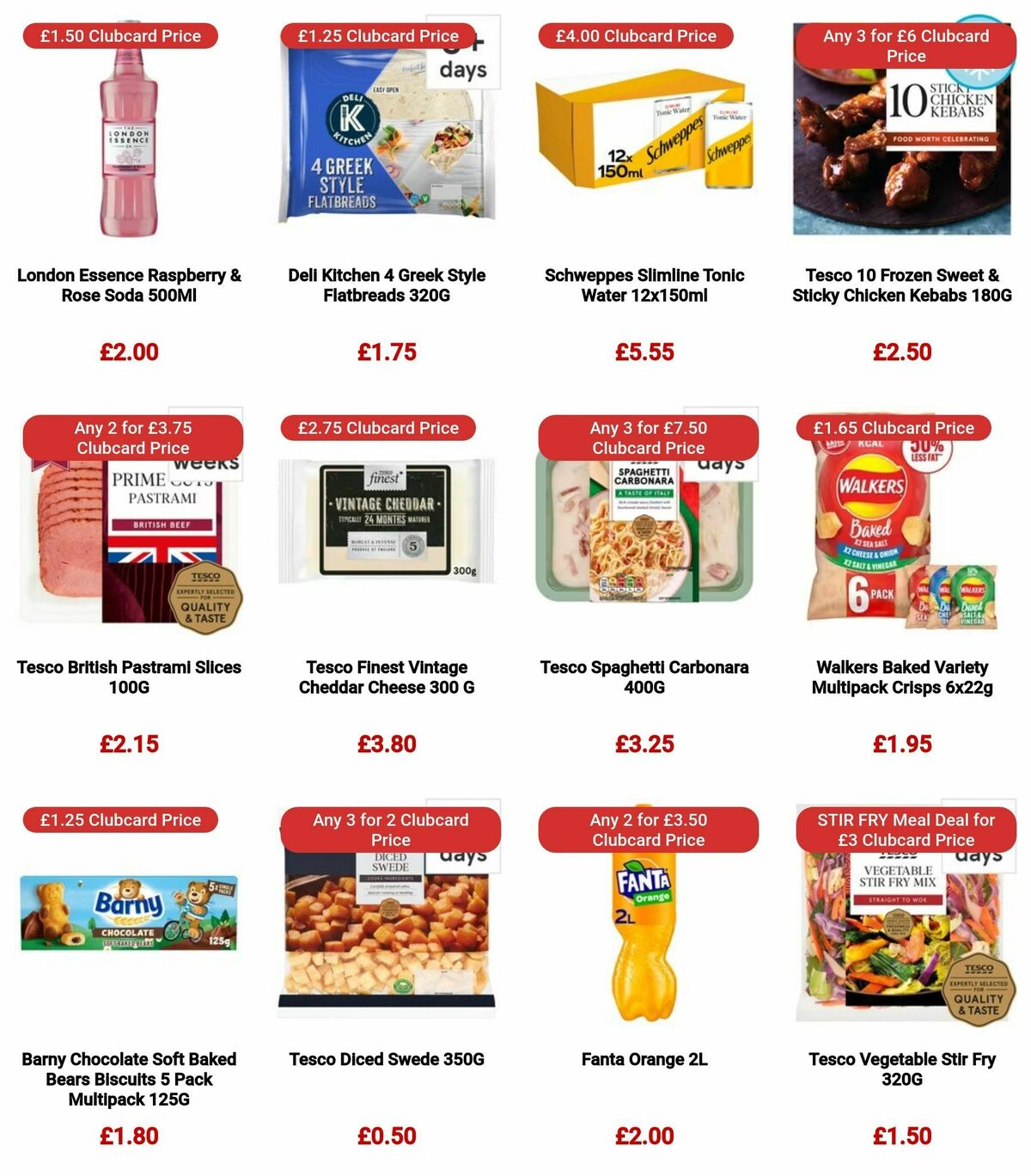 TESCO Offers from 28 December