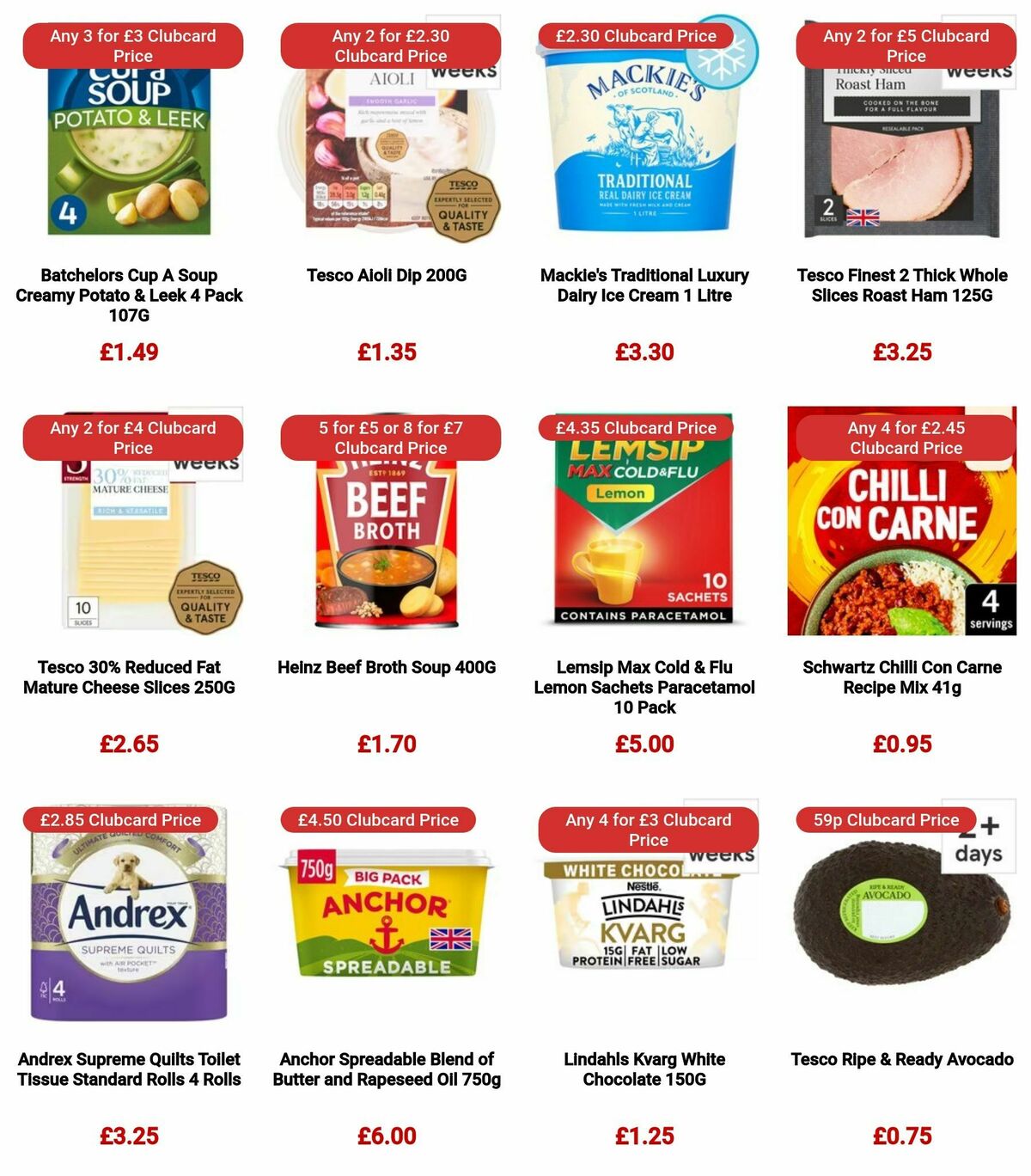 TESCO Offers from 28 December