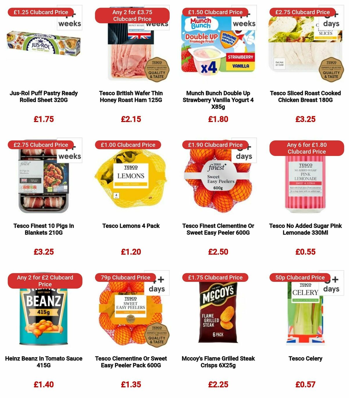 TESCO Offers from 28 December