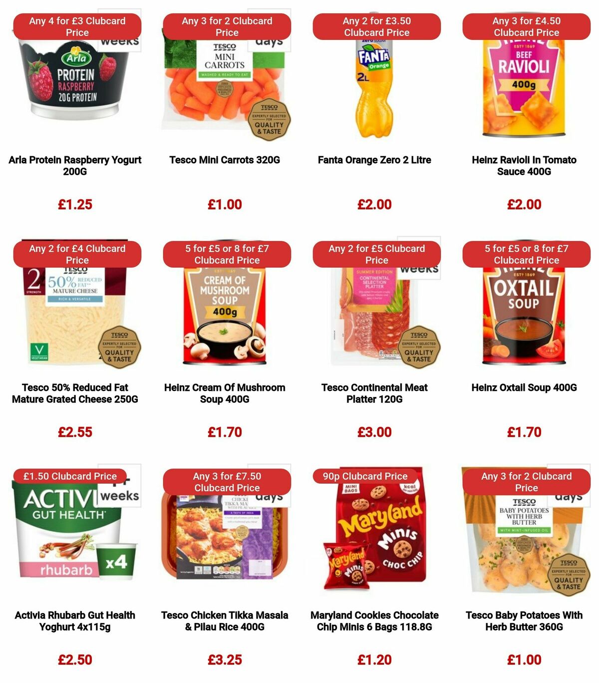 TESCO Offers from 3 January