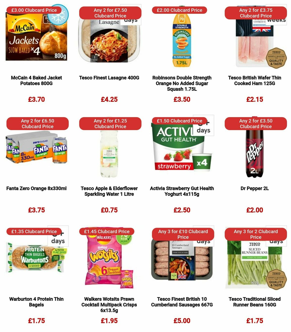 TESCO Offers from 3 January