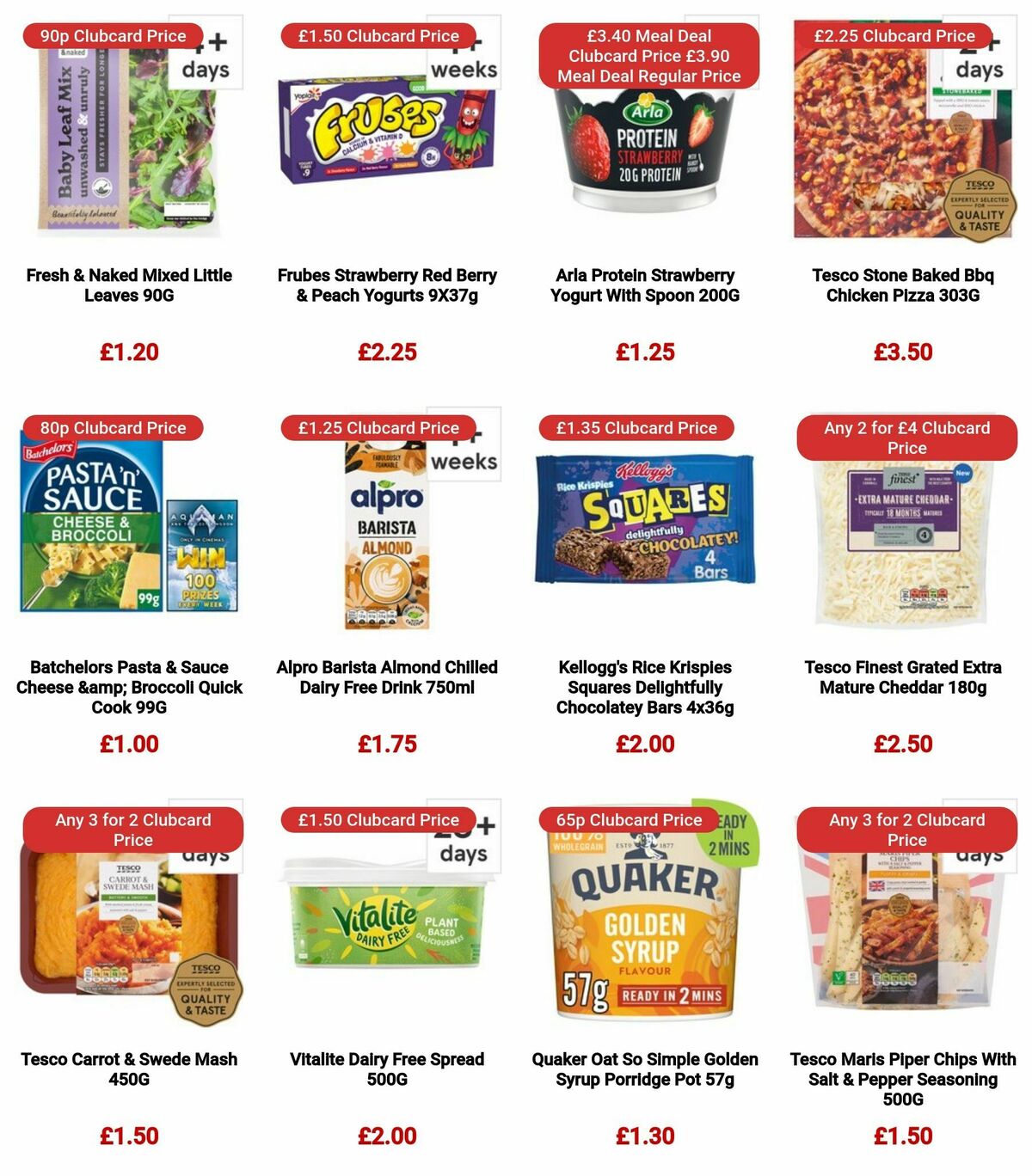 TESCO Offers from 3 January