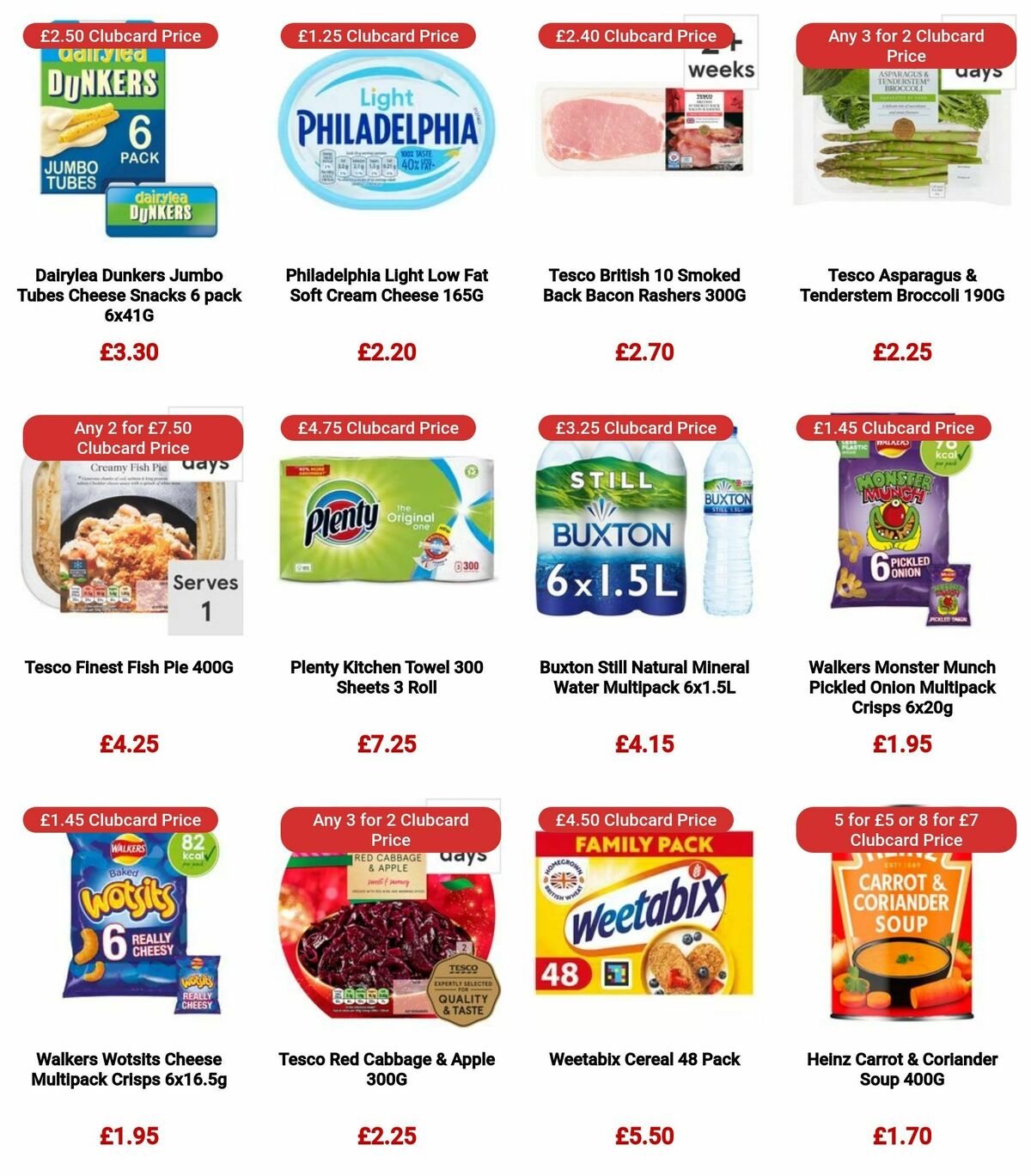 TESCO Offers from 3 January