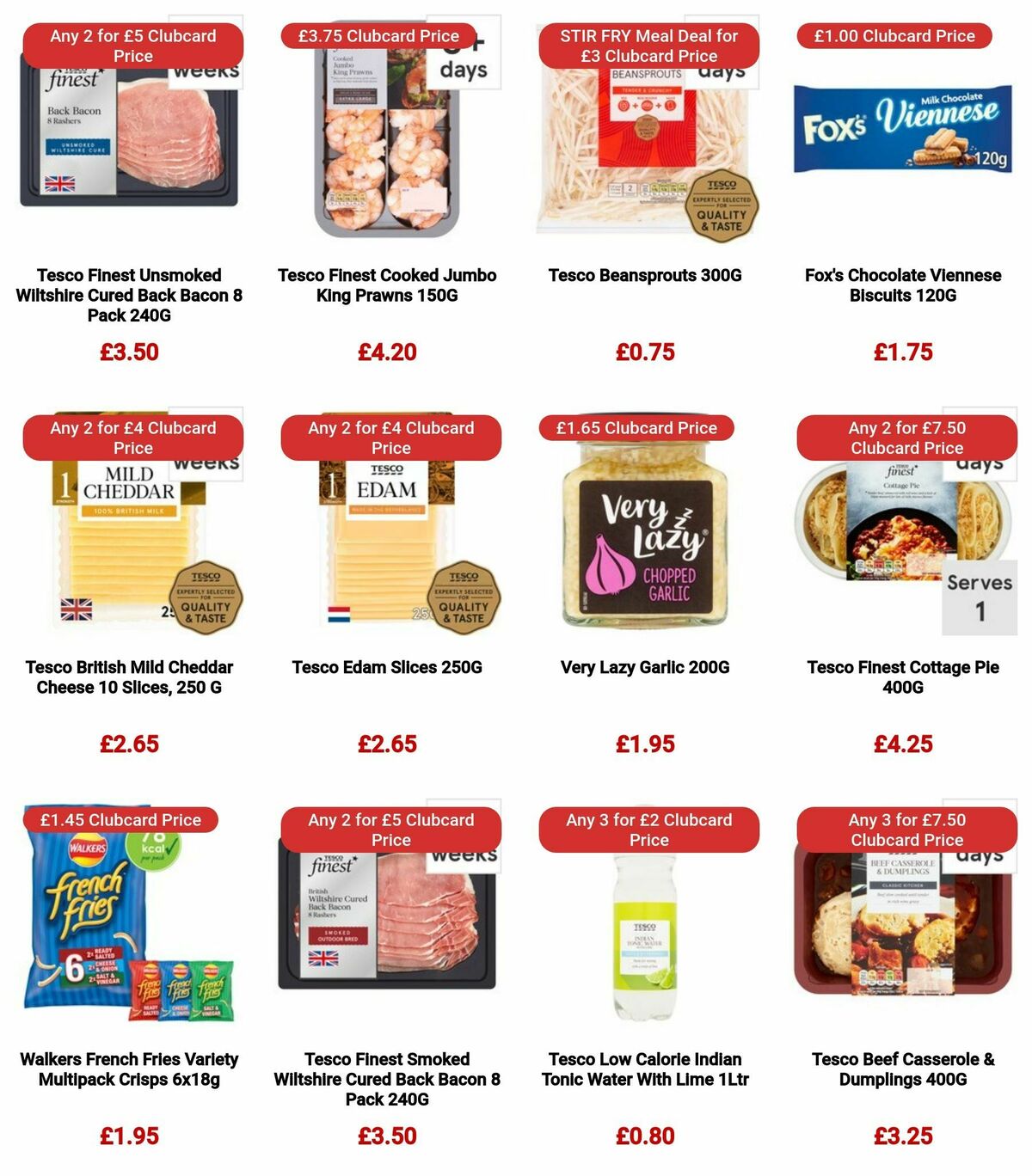 TESCO Offers from 3 January