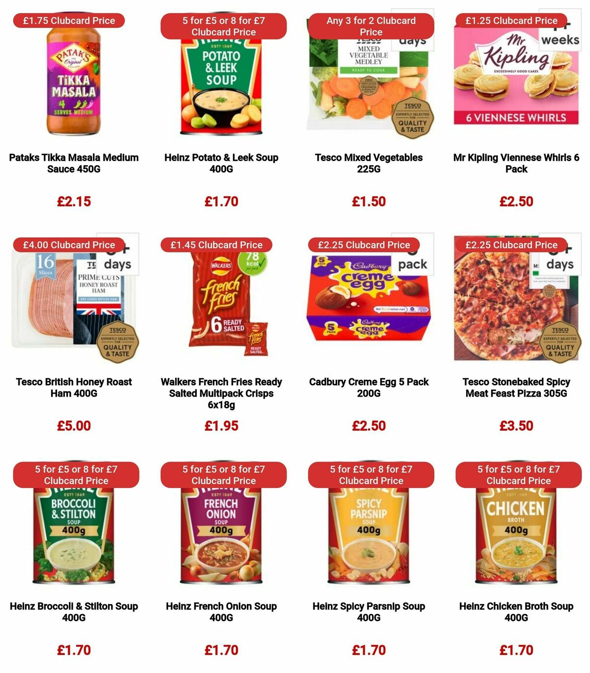 TESCO Offers from 3 January