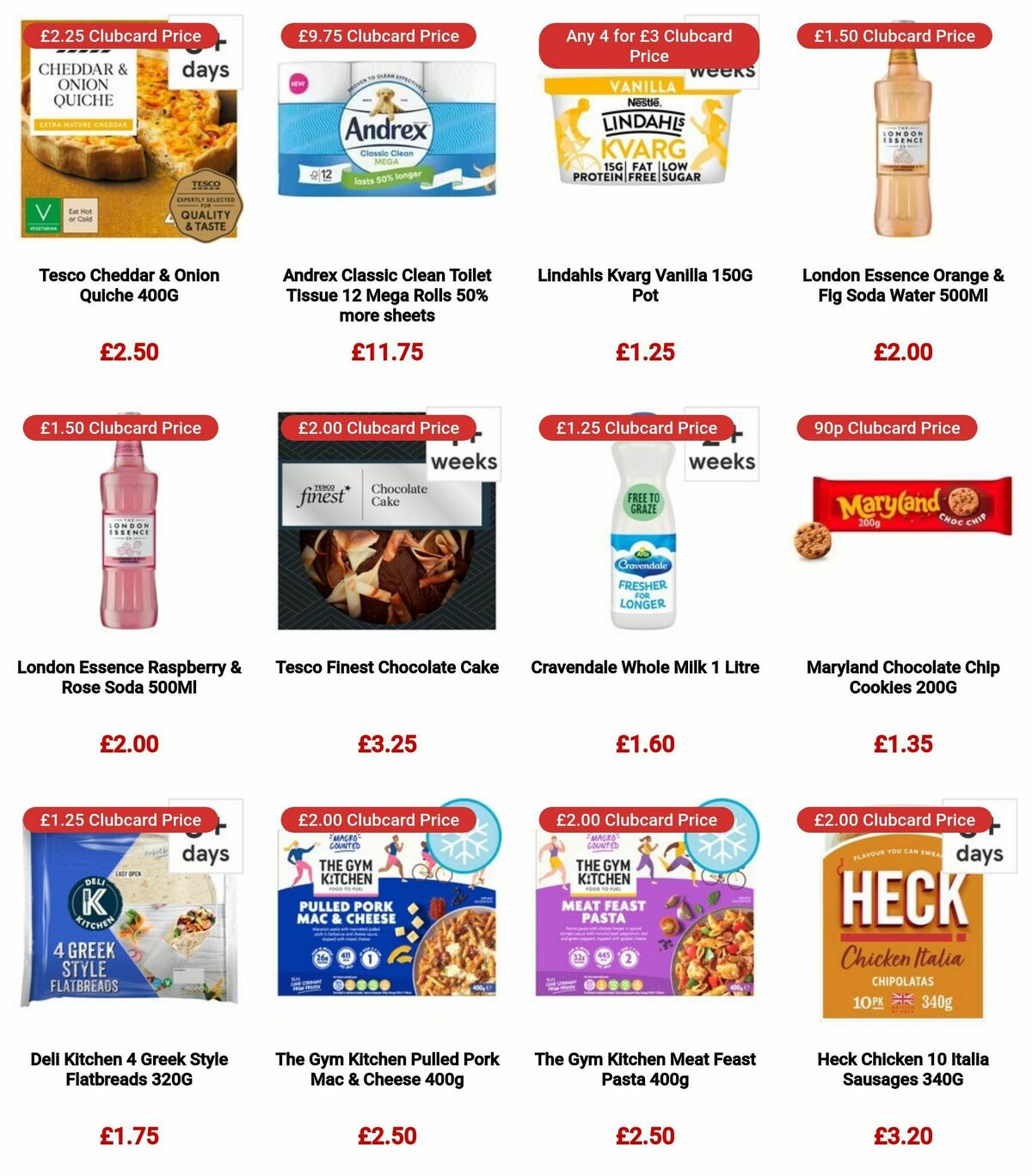 TESCO Offers from 3 January