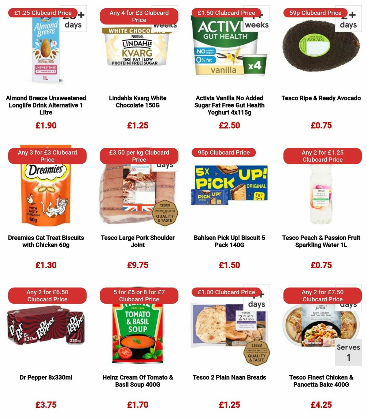 TESCO Offers from 3 January