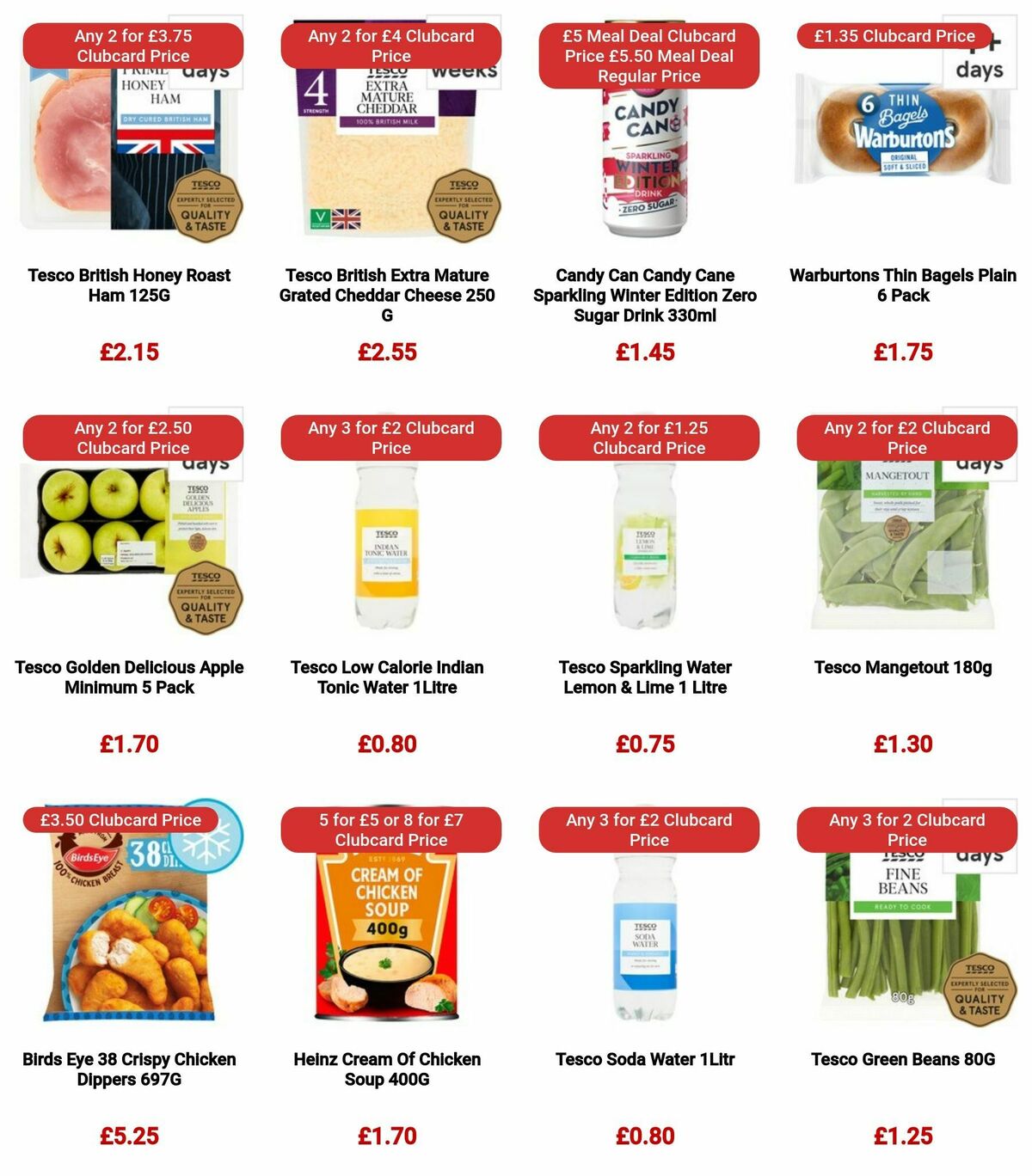 TESCO Offers from 3 January