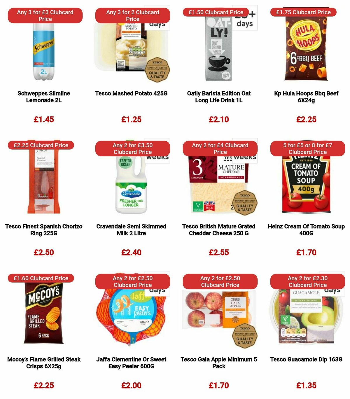 TESCO Offers from 3 January