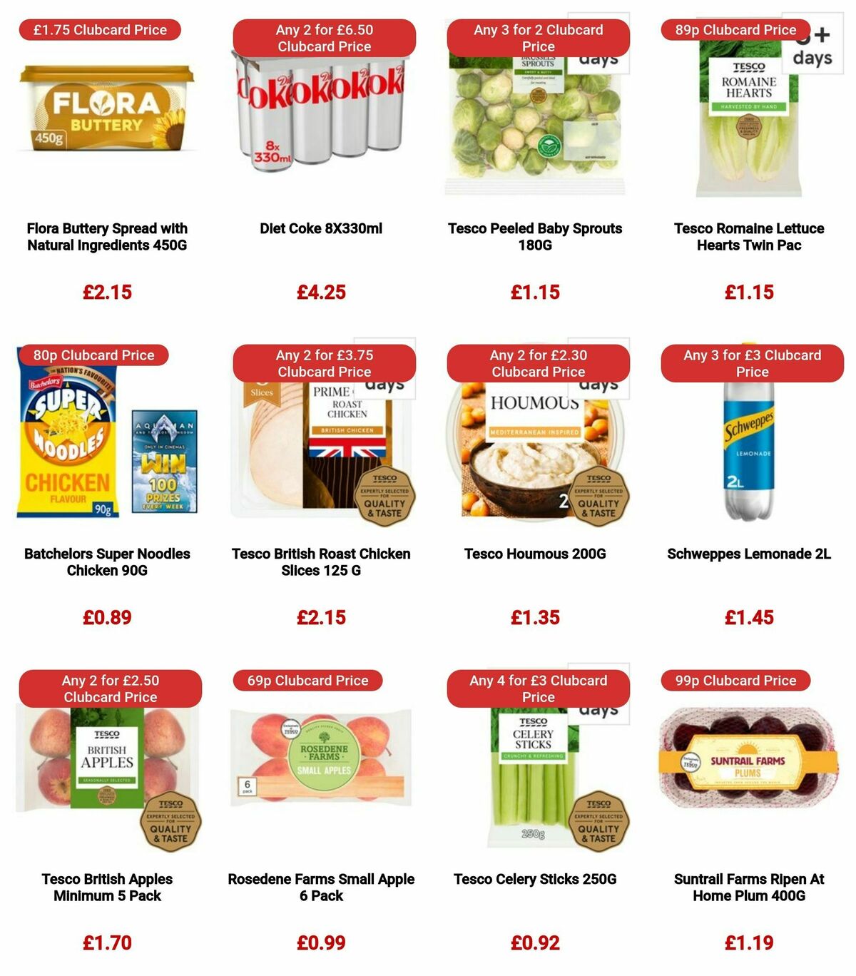 TESCO Offers from 3 January