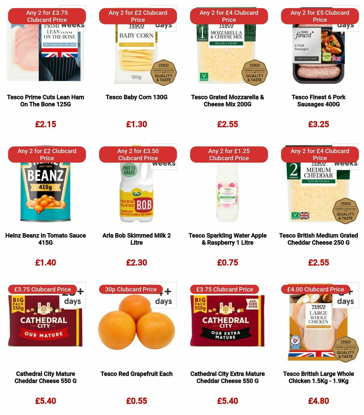 TESCO Offers from 3 January