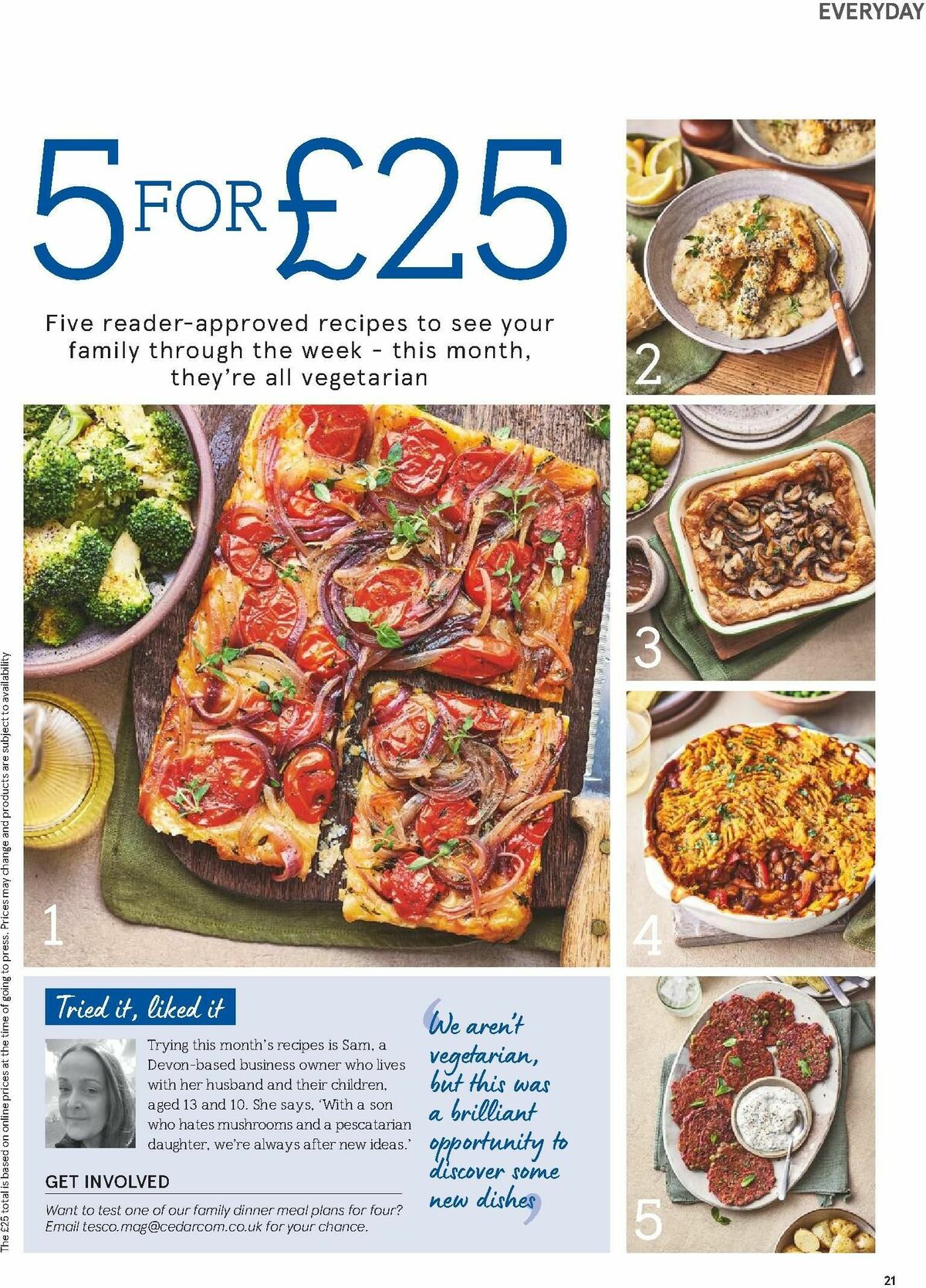 TESCO Magazine January Offers from 1 January