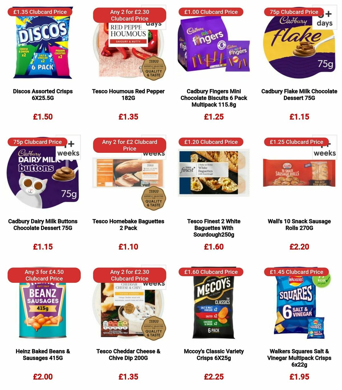 TESCO Offers from 11 January