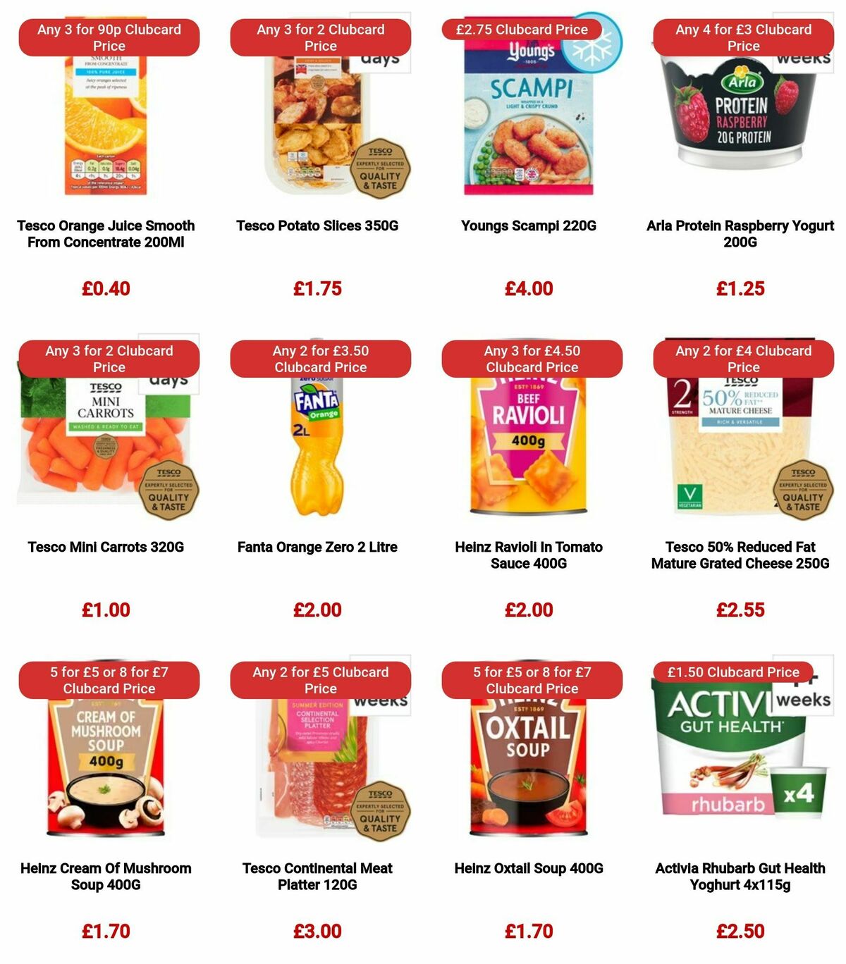 TESCO Offers from 11 January