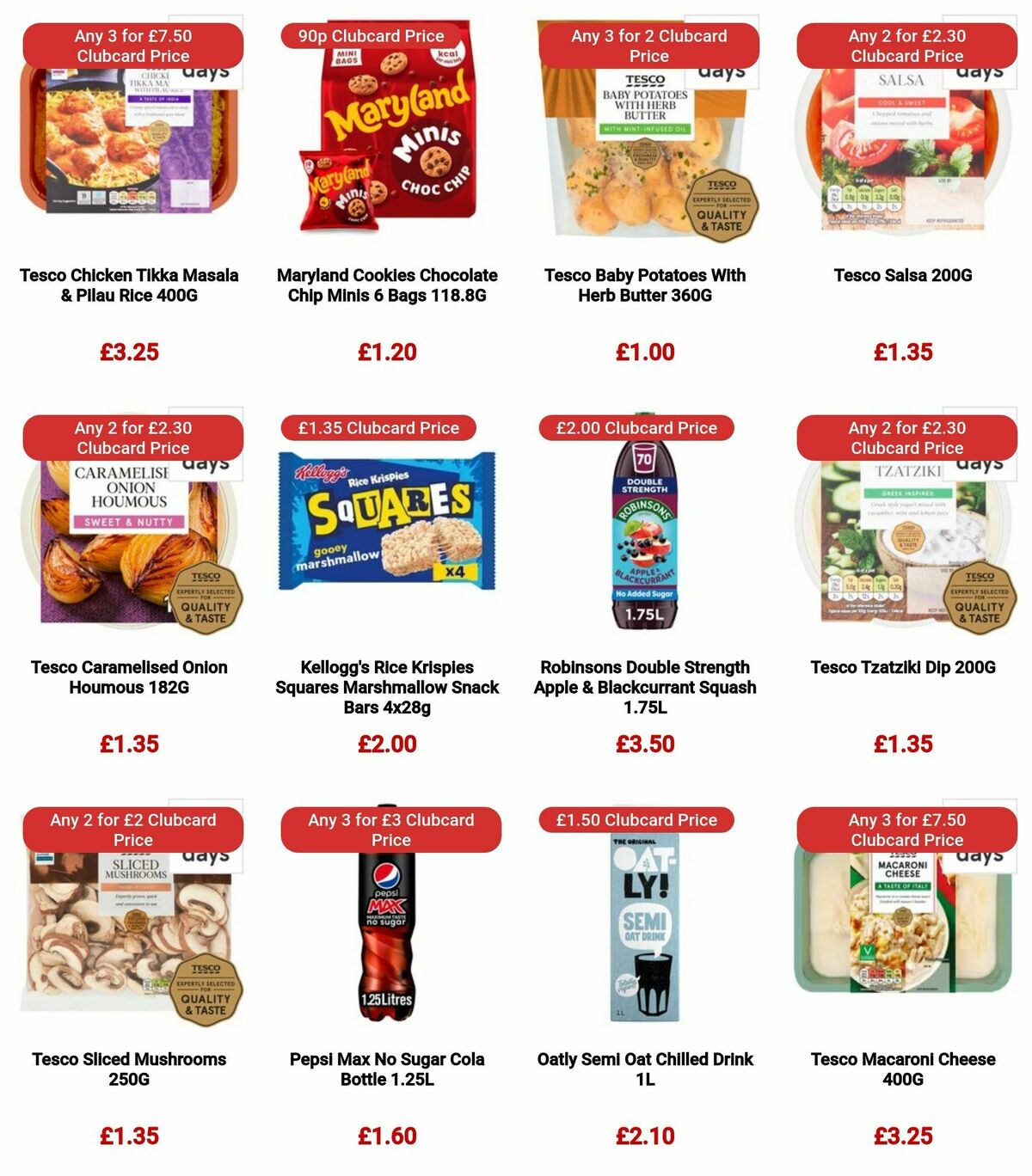 TESCO Offers from 11 January