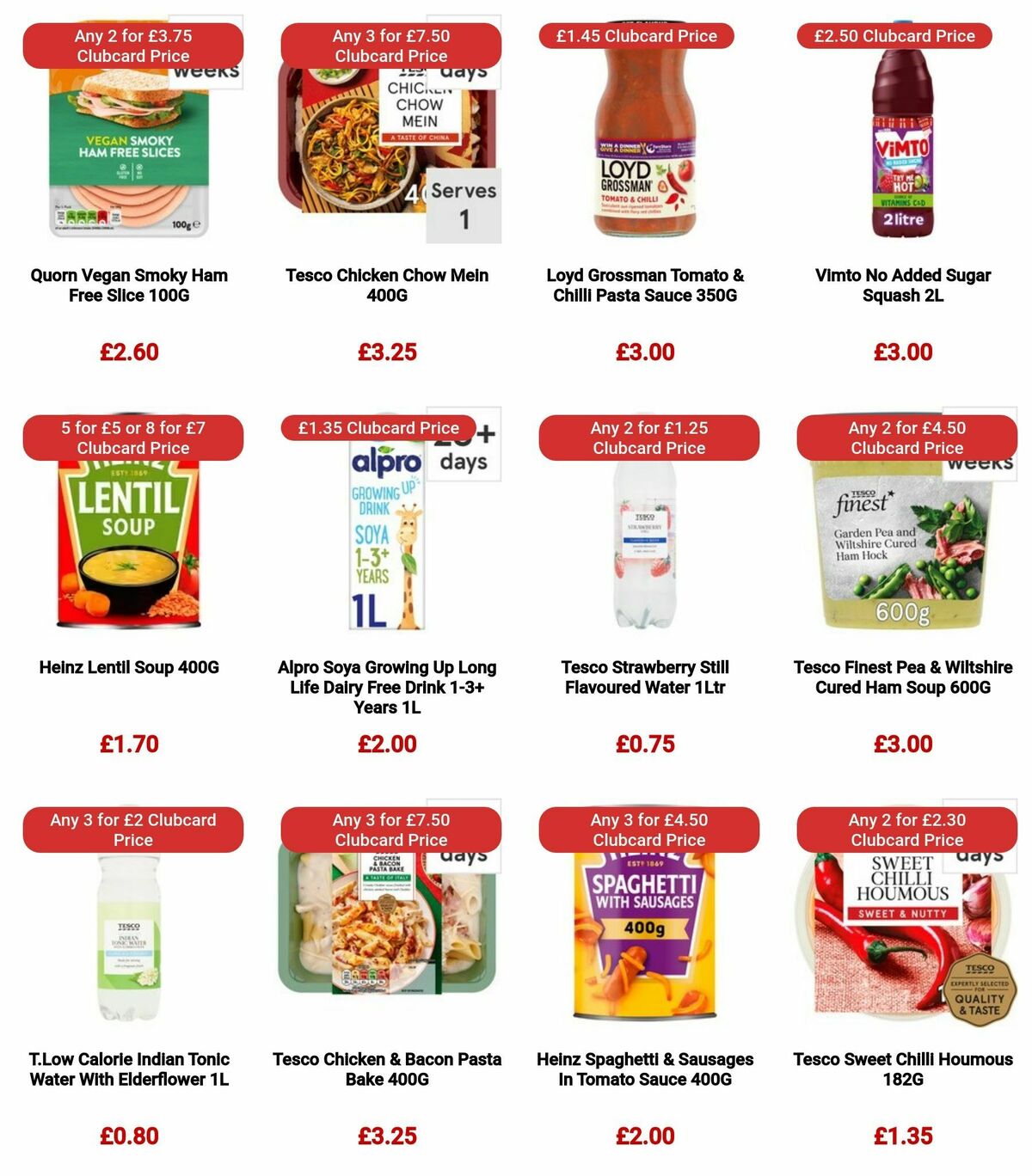 TESCO Offers from 11 January