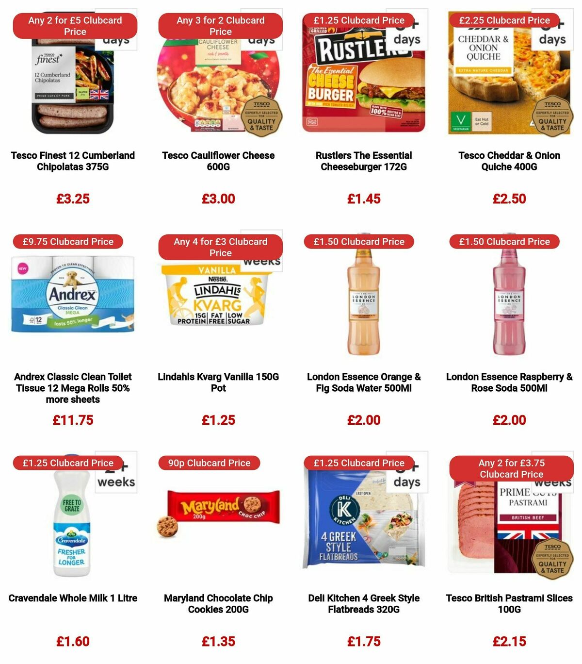 TESCO Offers from 11 January