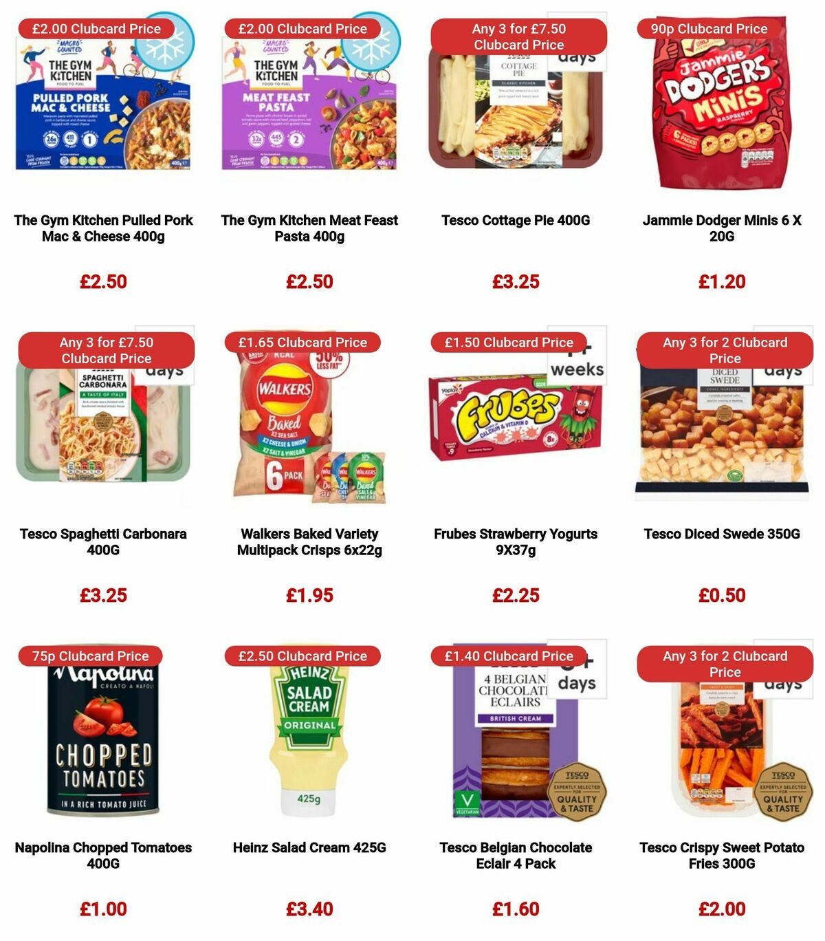 TESCO Offers from 11 January