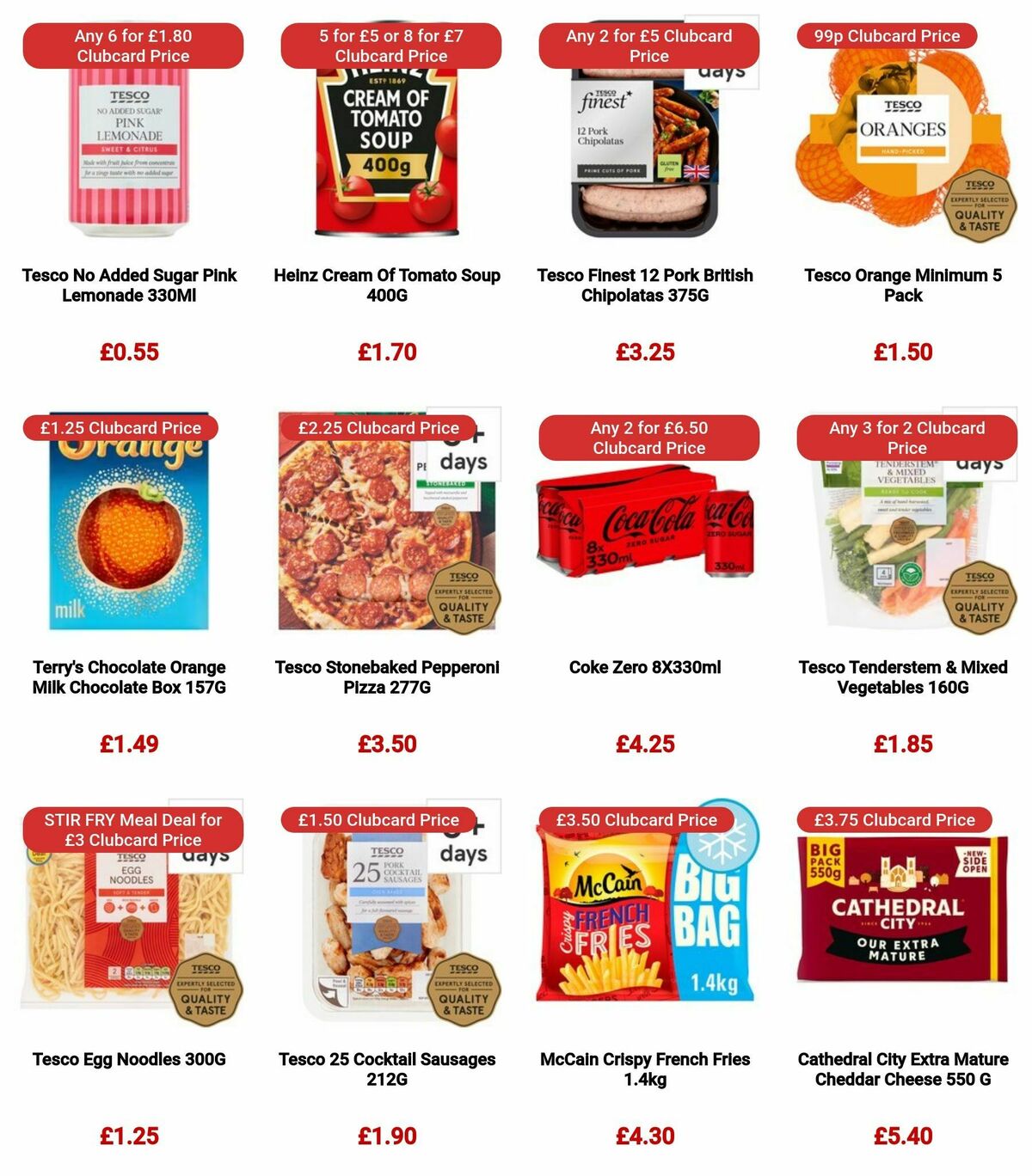 TESCO Offers from 11 January