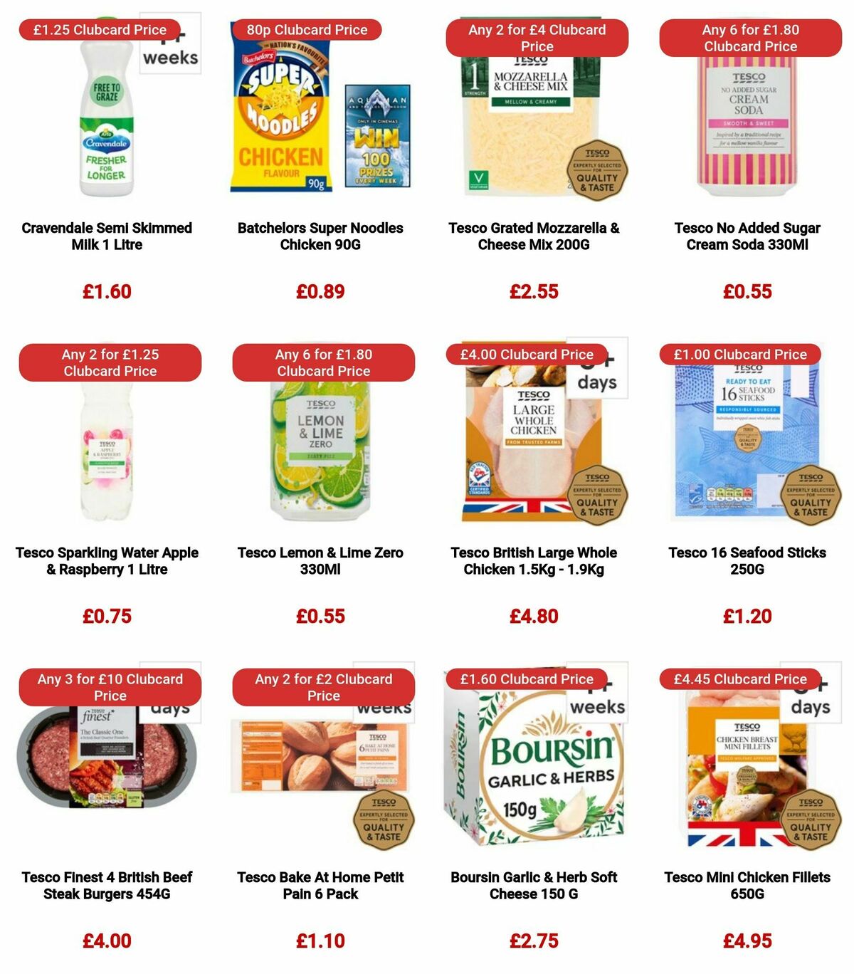 TESCO Offers from 11 January