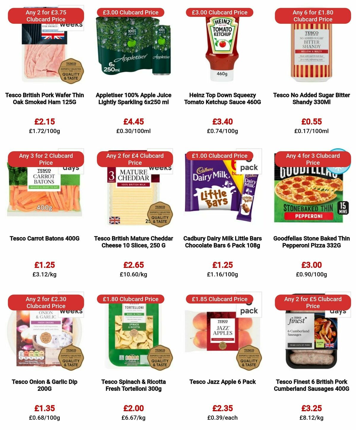 TESCO Offers from 18 January