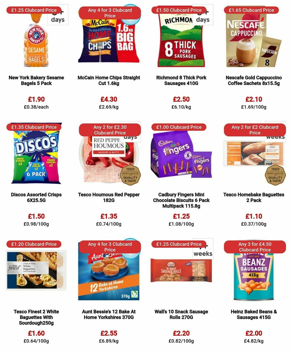 TESCO Offers from 18 January