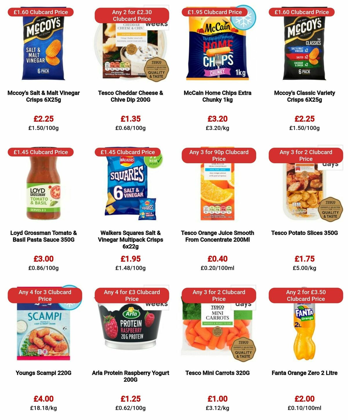 TESCO Offers from 18 January