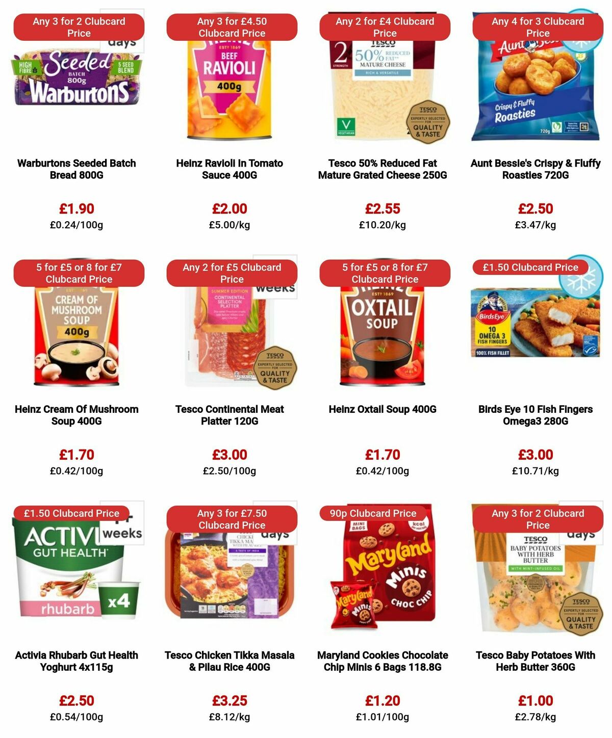 TESCO Offers from 18 January