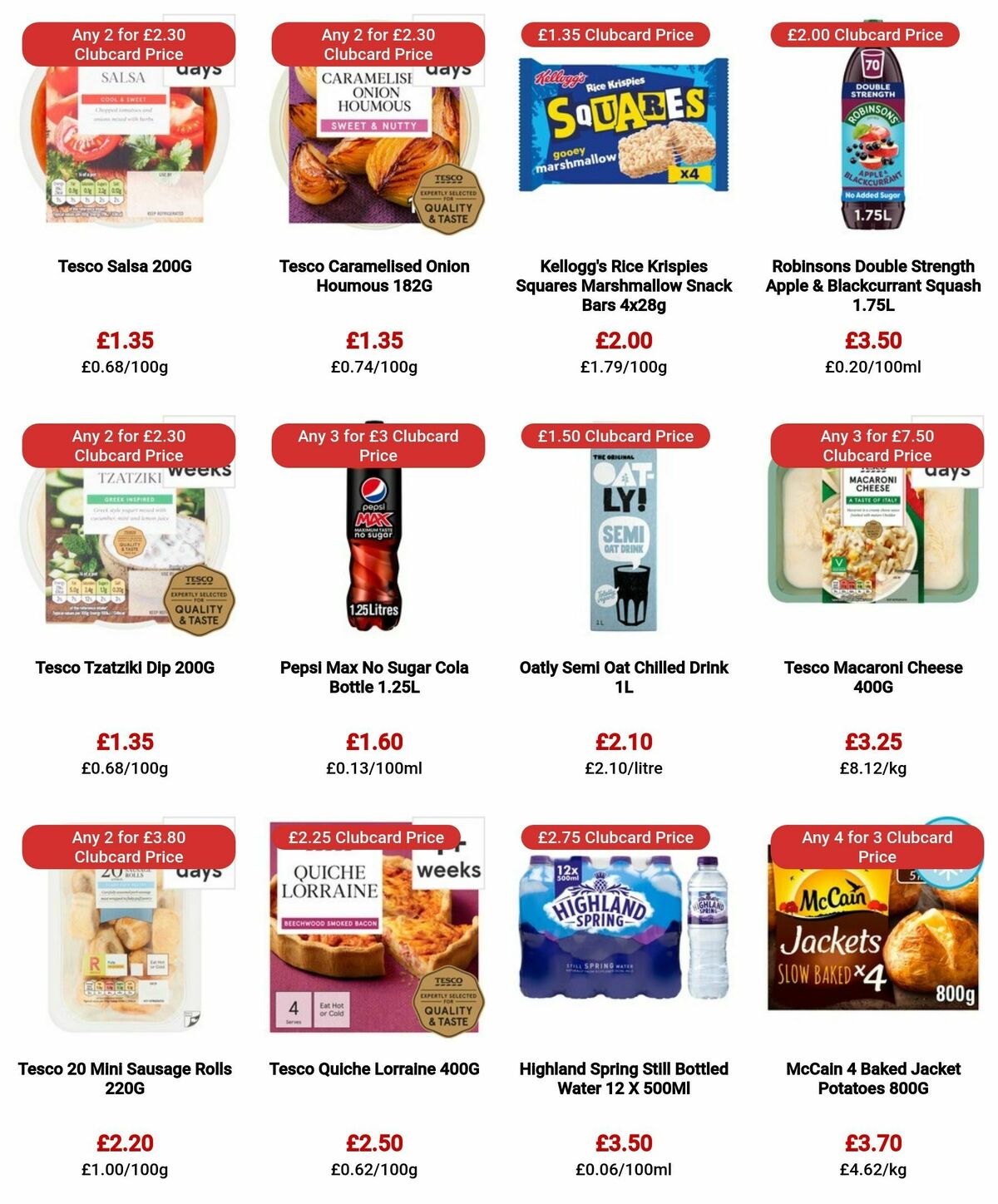 TESCO Offers from 18 January