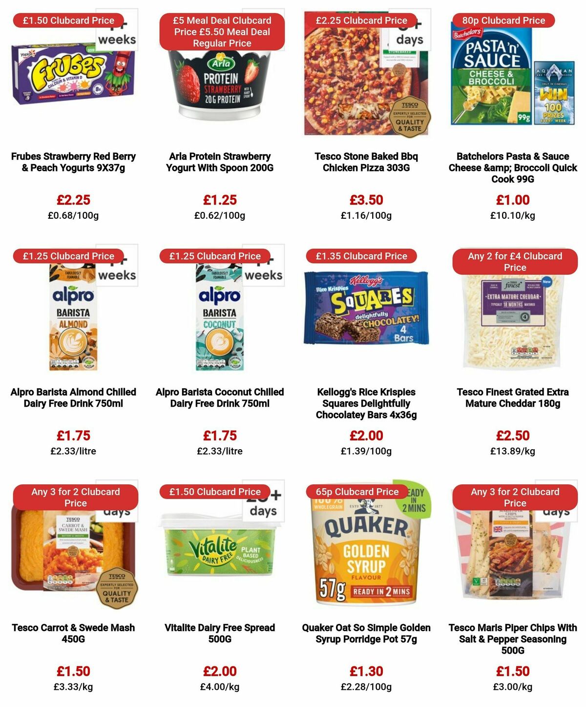 TESCO Offers from 18 January