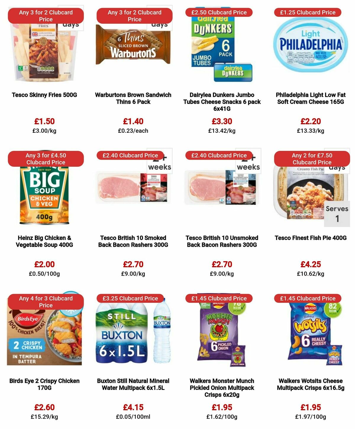 TESCO Offers from 18 January